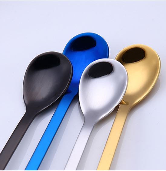 4 бр./компл. Мини лъжици за мечки от неръждаема стомана за кафе, чай, десертна напитка, лъжица, комплект прибори за хранене, кухненски консумативи