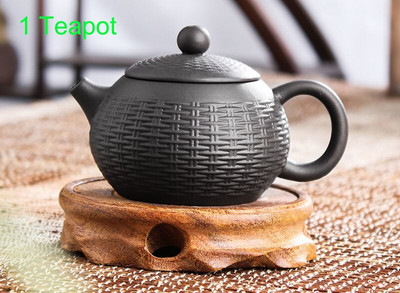 Set de ceai creativ Filtru de ceainic Ceainic Frumuseți Articole de mână din lut violet Ceaiuri personalizate Cadouri Set de băuturi Cupă Puer