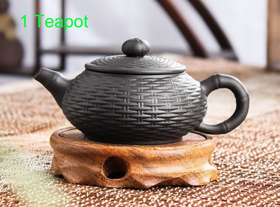 Set de ceai creativ Filtru de ceainic Ceainic Frumuseți Articole de mână din lut violet Ceaiuri personalizate Cadouri Set de băuturi Cupă Puer