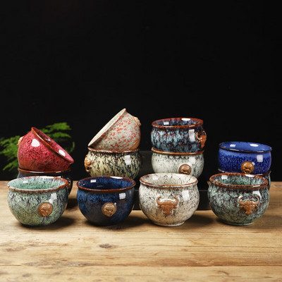 Bol de ceai din ceramică de 200 ml. Set de ceai Kung Fu.