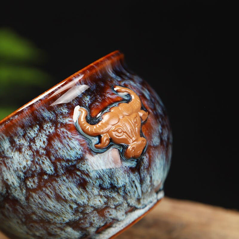 Bol de ceai din ceramică de 200 ml. Set de ceai Kung Fu.