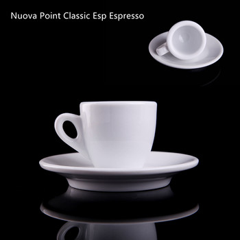 Nuova Point Professional Competition Επίπεδο Εσπρέσο Κούπα Χοντρό Cafe Κούπα Espresso Πιατάκι για φλιτζάνι καφέ Σετ φλιτζάνια τουρκικού καφέ