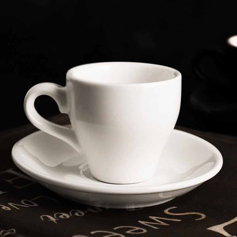 80 ml espresso kohvikruusi komplekt värviline glasuur keraamiline kohvitass ja alustass Kodu köögitarvikud Jooginõud kahve fincan takimlari