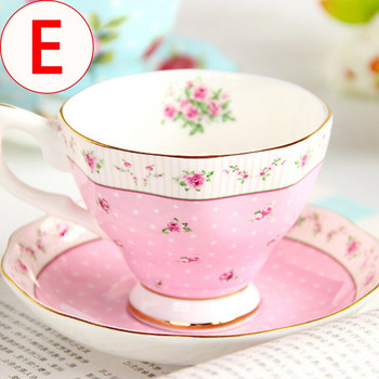 Σετ φλιτζάνι καφέ European bone china Αγγλικό σετ απογευματινό τσάι πιατάκι για φλιτζάνια καφέ Επιδόρπιο