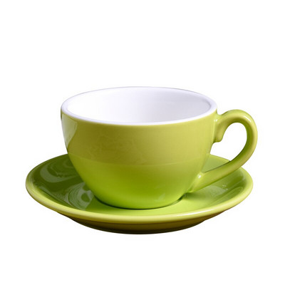 220 ml kvaliteetsed keraamilised kohvitassid Kohvitasside komplekt Lihtne Euroopa stiilis Cappuccino lilletopsid Latte värviline puhas Coaster