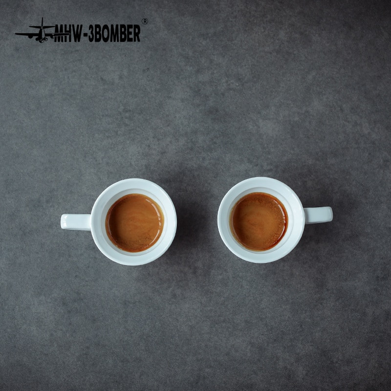 Distributer kave Šalica i tanjurić za kavu Keramičke šalice za espresso Set 60 ml Chic Restoran Kafe bar Kućni dodaci Alati za bariste