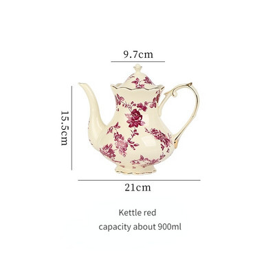 Posuda za šalicu Francuski retro restoran Posuda za šalicu poslijepodnevnog čaja Šalica za kavu Posuda za britansko kućanstvo Keramička posuda za šalicu