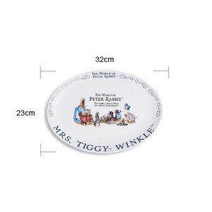 Kvalitný kreslený králik v anglickom štýle, 2 ks/sada kostného porcelánu, kávových šálok, čajových podšálok, 250 ml, keramický riad, darček do kuchyne