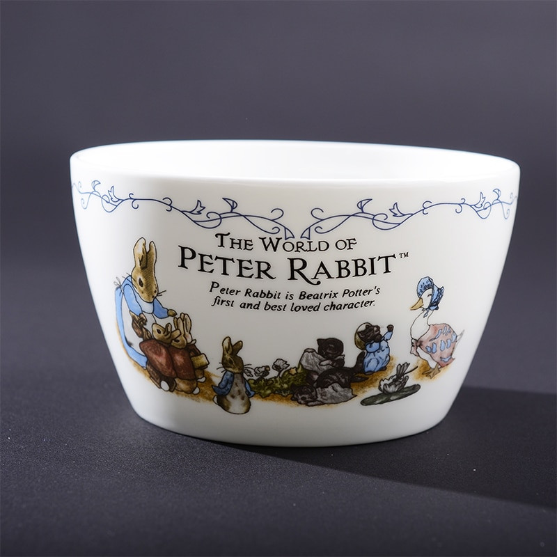 Kvalitný kreslený králik v anglickom štýle, 2 ks/sada kostného porcelánu, kávových šálok, čajových podšálok, 250 ml, keramický riad, darček do kuchyne