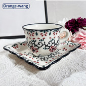 Ručne maľované šálky s podšálkou Keramický hrnček Porcelánové šálky na kung-fu čaj Hrnčeky na nápoje Riad Riad na kávu Hrnčeky na víno Horúce
