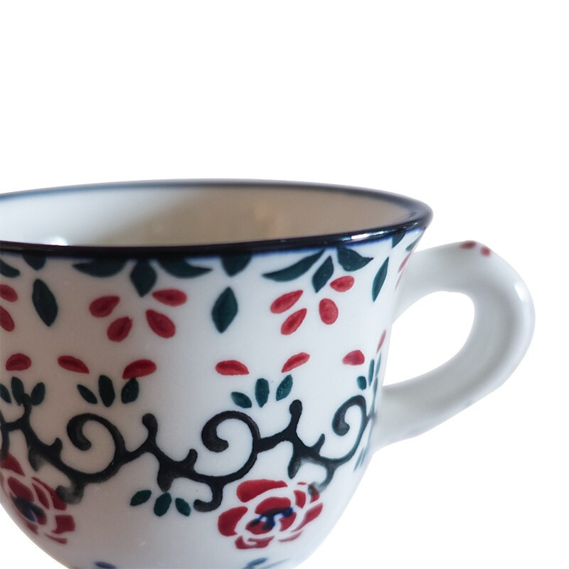 Ručne maľované šálky s podšálkou Keramický hrnček Porcelánové šálky na kung-fu čaj Hrnčeky na nápoje Riad Riad na kávu Hrnčeky na víno Horúce