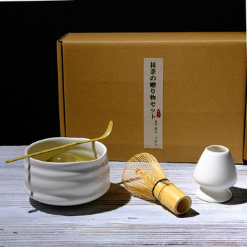 Easy Clean Matcha Tea Set Tool Stand Kit Home Bowl Whisk Sloop Церемония за подаръци Традиционни японски сервизи за чай Аксесоари Ръчно изработени