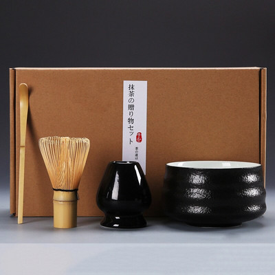 Ľahko čistiteľná súprava na čaj Matcha, stojan na náradie, domáca miska, metlička, naberačka, darčekový obrad, tradičné japonské čajové súpravy, príslušenstvo, ručne vyrábané