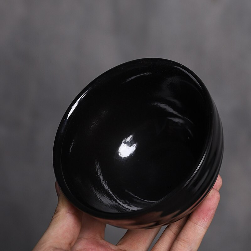 XINCHEN 4db/szett Hagyományos Matcha Natural Bamboo Matcha Habverő Scoop Ceremic Matcha Tál habverőtartó Ajándékkészlet Teáskészletek