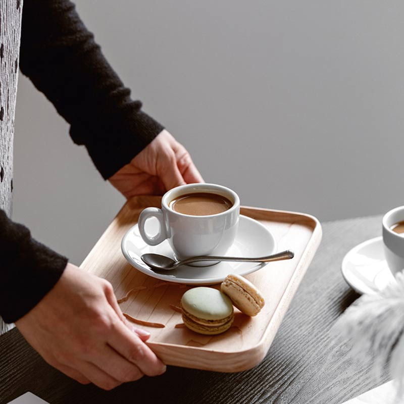Keramická sada kávových šálok, espresso šálky, latte cappuccino, hrnček na kávu s podšálkou, do kancelárie, do kaviarne, do popoludňajšieho čaju, biela