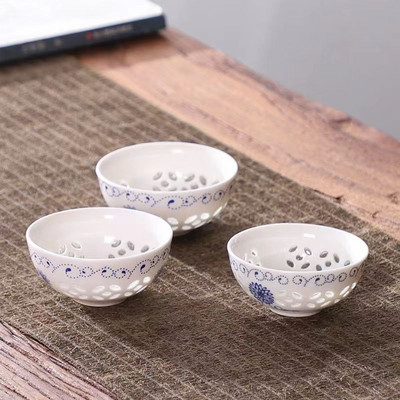 Razni stilovi keramičkih setova šalica za čaj Set od 3 komada šalica za čaj Kung Fu setovi čaja i šalice za čaj Kineska zdjela Porculanske šalice Šalica od porculana