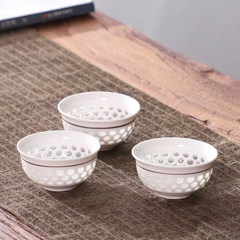 Razni stilovi keramičkih setova šalica za čaj Set od 3 komada šalica za čaj Kung Fu setovi čaja i šalice za čaj Kineska zdjela Porculanske šalice Šalica od porculana