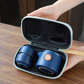 Tinkinkite kinų Kung Fu Teaset keramikinį nešiojamą arbatinukų rinkinį Kelionės Gaivano arbatos puodeliai arbatos ceremonijos arbatos puodeliai Kinų arbatos indai Dovanos