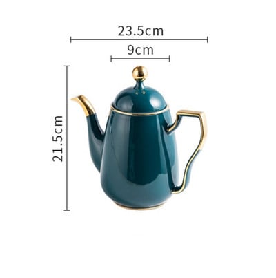 Europos prabangūs auksiniai apvadai Keramika Kavos arbatos puodeliai Auksiniai aukščiausios klasės kauliniai kininiai lėkštės rinkinys Gimtadienio poroms Dovanos Draugų Puodelis