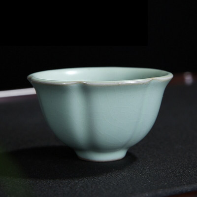 4 vnt./stal. Vienspalvis Ru krosnies arbatos puodelis Rankų darbo arbatos dubuo Keraminis kavos puodelis Porcelianinis arbatos rinkinys Priedai Vieno puodelio gėrimai