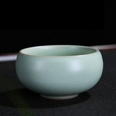 4 vnt./stal. Vienspalvis Ru krosnies arbatos puodelis Rankų darbo arbatos dubuo Keraminis kavos puodelis Porcelianinis arbatos rinkinys Priedai Vieno puodelio gėrimai