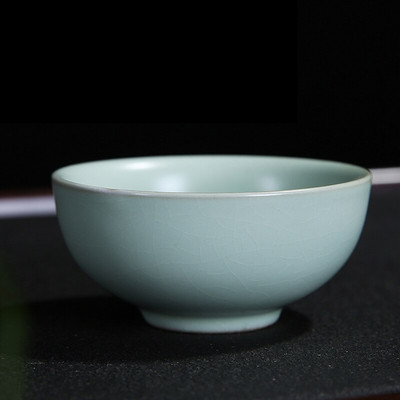 4 vnt./stal. Vienspalvis Ru krosnies arbatos puodelis Rankų darbo arbatos dubuo Keraminis kavos puodelis Porcelianinis arbatos rinkinys Priedai Vieno puodelio gėrimai