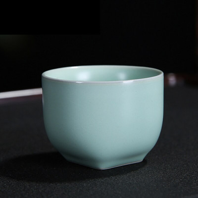 4 vnt./stal. Vienspalvis Ru krosnies arbatos puodelis Rankų darbo arbatos dubuo Keraminis kavos puodelis Porcelianinis arbatos rinkinys Priedai Vieno puodelio gėrimai