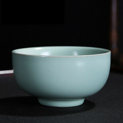 4 vnt./stal. Vienspalvis Ru krosnies arbatos puodelis Rankų darbo arbatos dubuo Keraminis kavos puodelis Porcelianinis arbatos rinkinys Priedai Vieno puodelio gėrimai