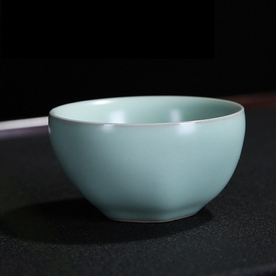 4 vnt./stal. Vienspalvis Ru krosnies arbatos puodelis Rankų darbo arbatos dubuo Keraminis kavos puodelis Porcelianinis arbatos rinkinys Priedai Vieno puodelio gėrimai