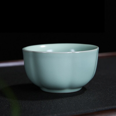 4 vnt./stal. Vienspalvis Ru krosnies arbatos puodelis Rankų darbo arbatos dubuo Keraminis kavos puodelis Porcelianinis arbatos rinkinys Priedai Vieno puodelio gėrimai