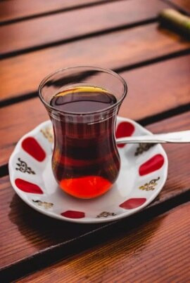 Tea klasszikus forró török teapohár készlet 12 darabos, tartós, erős, kiváló minőségű, gyors szállítás