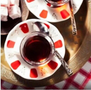 Tea Classic Ζεστό τουρκικό σετ ποτηριών τσαγιού 12 τεμαχίων μακράς διαρκείας Στιβαρή υψηλής ποιότητας γρήγορη αποστολή