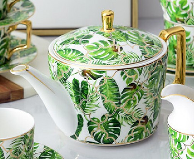 Ceai de cafea Ceai englezesc de dupa-amiaza Set de ceai Bone China de calitate superioara 180ML Vase de lux