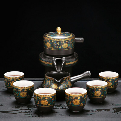 UNTIOR Creativity Keramički automatski set za čaj Dizajn protiv opekotina Okretni čajnik koji istječe voda Vrhunski set za čaj za vjenčani dar