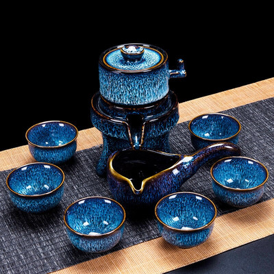 UNTIOR Creativity Keramički automatski set za čaj Dizajn protiv opekotina Okretni čajnik koji istječe voda Vrhunski set za čaj za vjenčani dar