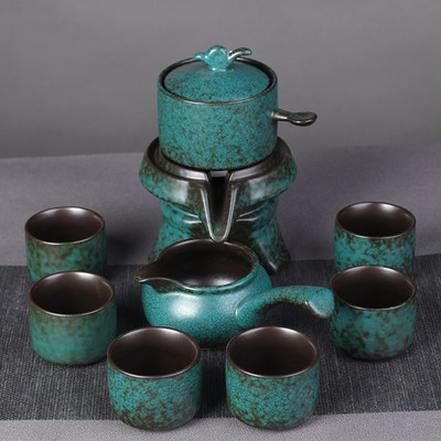 UNTIOR Creativity Keramički automatski set za čaj Dizajn protiv opekotina Okretni čajnik koji istječe voda Vrhunski set za čaj za vjenčani dar