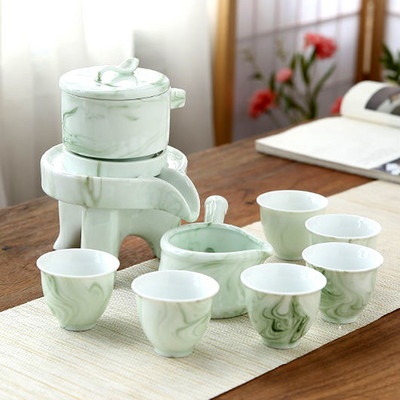 UNTIOR Creativity Keramički automatski set za čaj Dizajn protiv opekotina Okretni čajnik koji istječe voda Vrhunski set za čaj za vjenčani dar