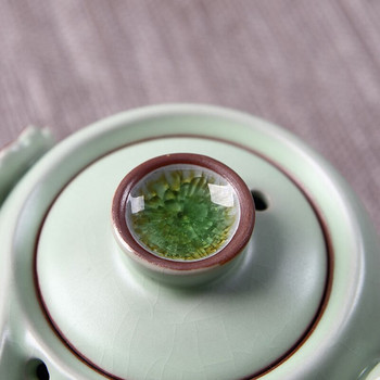Японски сервиз за чай Gaiwan Ceremony Set Преносими комплекти за чай за пътуване Ретро китайски керамичен порцелан, ръчно изработени чаши за сервиз за чай KungFu