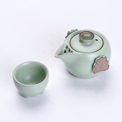 Japanski set za čaj Gaiwan Ceremony Set Prijenosni putni setovi za čaj Retro kineski keramički porculan Ručno izrađene KungFu šalice za set za čaj