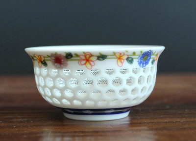 Изящна ажурна керамична чаша 1 бр., традиционна китайска порцеланова чаша за чай, чаша за чай Kung Fu, аксесоари за чай чаша за зелен чай