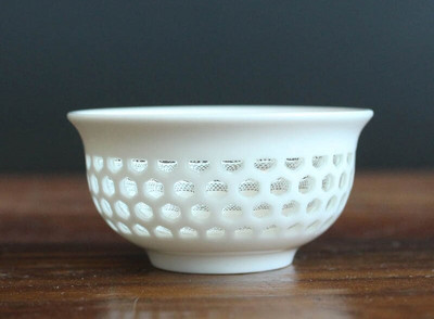 Изящна ажурна керамична чаша 1 бр., традиционна китайска порцеланова чаша за чай, чаша за чай Kung Fu, аксесоари за чай чаша за зелен чай