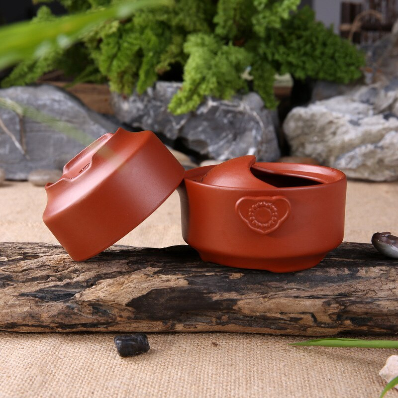 Set za čaj od ljubičastog pijeska uključuje 1 lonac i 1 šalicu, putni čajnik, elegantan gaiwan, ručno rađeno lijepo i jednostavno kuhalo za vodu, kung fu čajnik