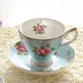 Set ceașcă de cafea European Bone China Set ceai de după-amiază în stil englezesc Farfurie ceașcă de cafea Ceșă de cafea Bone China în stil european