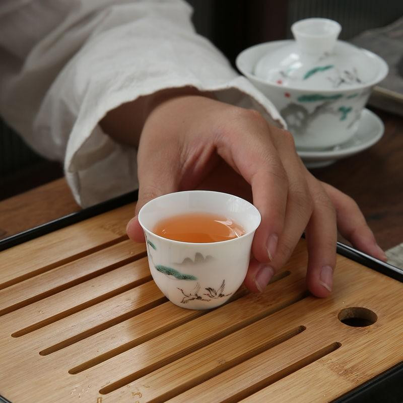 Sada nápojov, čínska kung-fu cestovná čajová súprava, keramická prenosná šálka, porcelánový servis, gaiwan hrnček na čajový obrad, kanvica na čaj