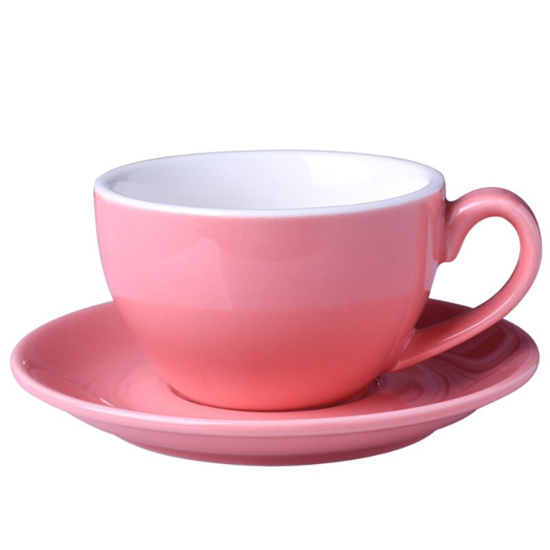 150 ml Creative keraamiline kohvitassi alustassi komplekt Lihtne Euroopa stiilis cappuccino Latte Art espressokuusid Pärastlõunane teetass CuteCup