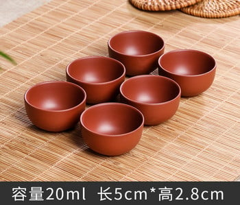 6 τμχ Σετ φλιτζάνι τσαγιού Celadon Golden Fish China, πηλό kung Fu zi sha Crackle Glaze Travel Bowl Τσάι από κινέζικη πορσελάνη