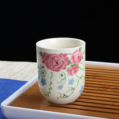 4 kom/set Plavo-bijela porculanska šalica za čaj Retro keramička šalica za čaj Boutique zdjela za čaj Šalice za kavu i vino Pribor za piće 150 ml