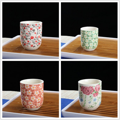 4 kom/set Plavo-bijela porculanska šalica za čaj Retro keramička šalica za čaj Boutique zdjela za čaj Šalice za kavu i vino Pribor za piće 150 ml