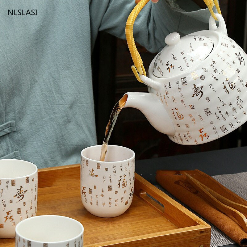 4 kom/set Plavo-bijela porculanska šalica za čaj Retro keramička šalica za čaj Boutique zdjela za čaj Šalice za kavu i vino Pribor za piće 150 ml