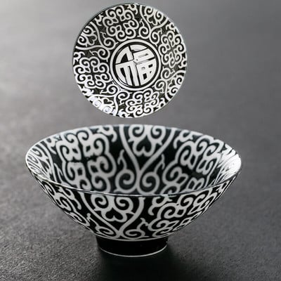 6 ks/sada Jingdezhen Ručne maľované Modrobiele porcelánové šálky na čaj Boutique Keramická majstrovská čajová miska Ručne vyrobená čajová súprava Príslušenstvo